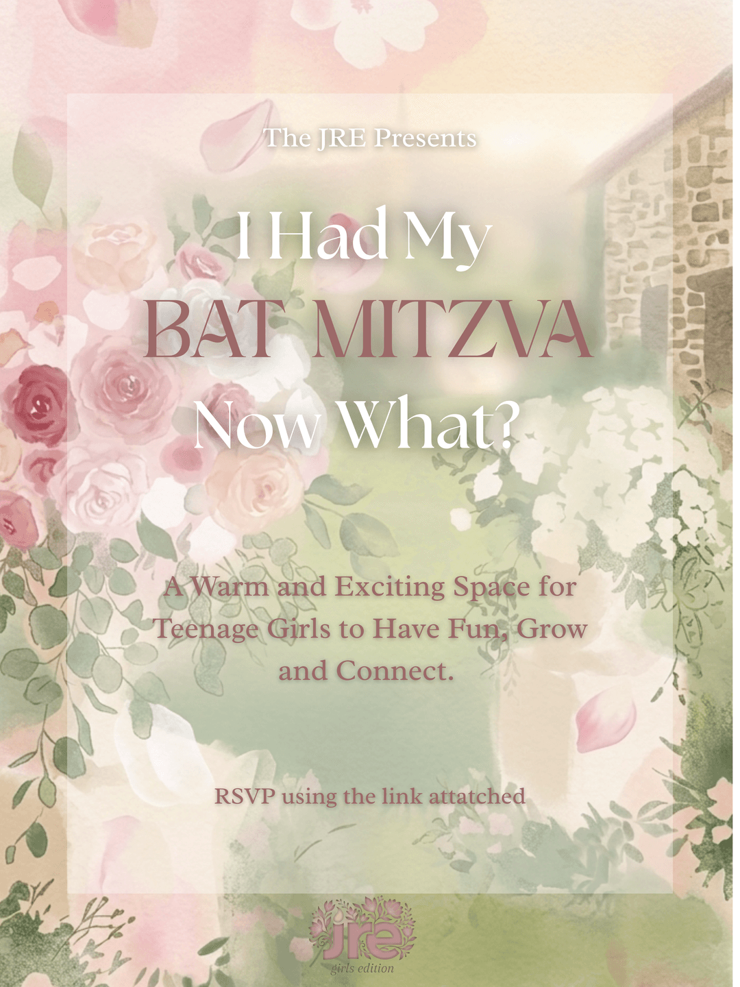 I Had My Bat Mitzvah, Now What?